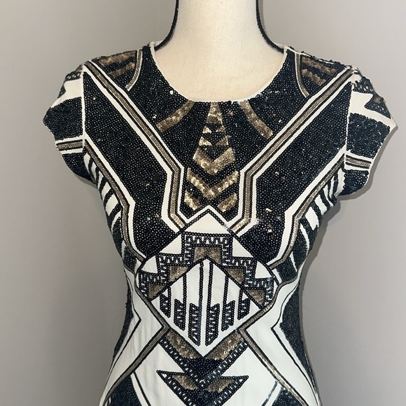 Sequin Mini Dress Express - Picture 2 of 7